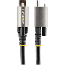StarTech .com 3ft 1m Top Screw Locking USB C Cable 10Gbps, USB 3.1/3.2 Gen 2 Type-C Cable, 100W (5A) Power De (1 m, USB 3.2 Gen 2, 100 W), USB Kabel