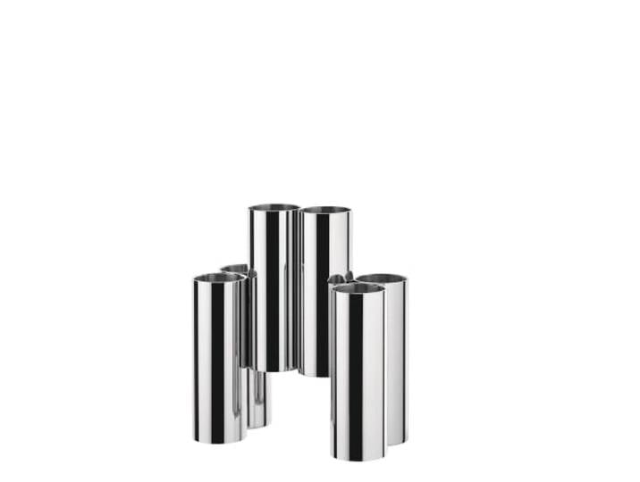 Alessi Canale PU11 Range-couverts en acier inoxydable 15\,1 x 13\,1 x 7 cm Range-couverts design en acier inoxydable 18/10\, peut contenir jusqu'à 24 pièces