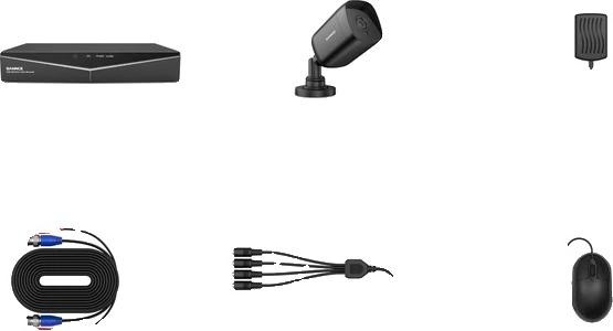 SANNCE 8-kanaals DVR Bewakingssysteem met 2MP camera's