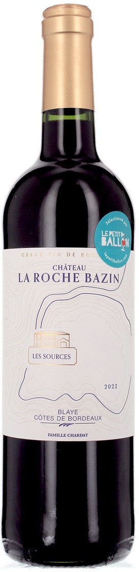 Le Petit Ballon Les Sources  - Château la Roche Bazin - AOP Blaye-Côtes-de-Bordeaux - Rouge - 750 mL