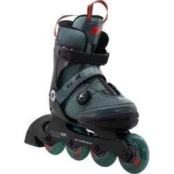 K2 Kinder Inlineskates EDDIE BOA, Größe 35-40 in Schwarz Schwarz