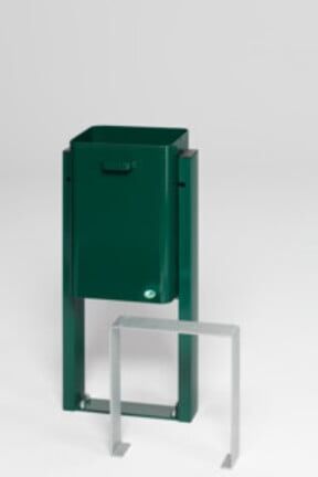 VAR Collecteur de déchets type AG 08 à sceller vert mousse 40 l (16532)