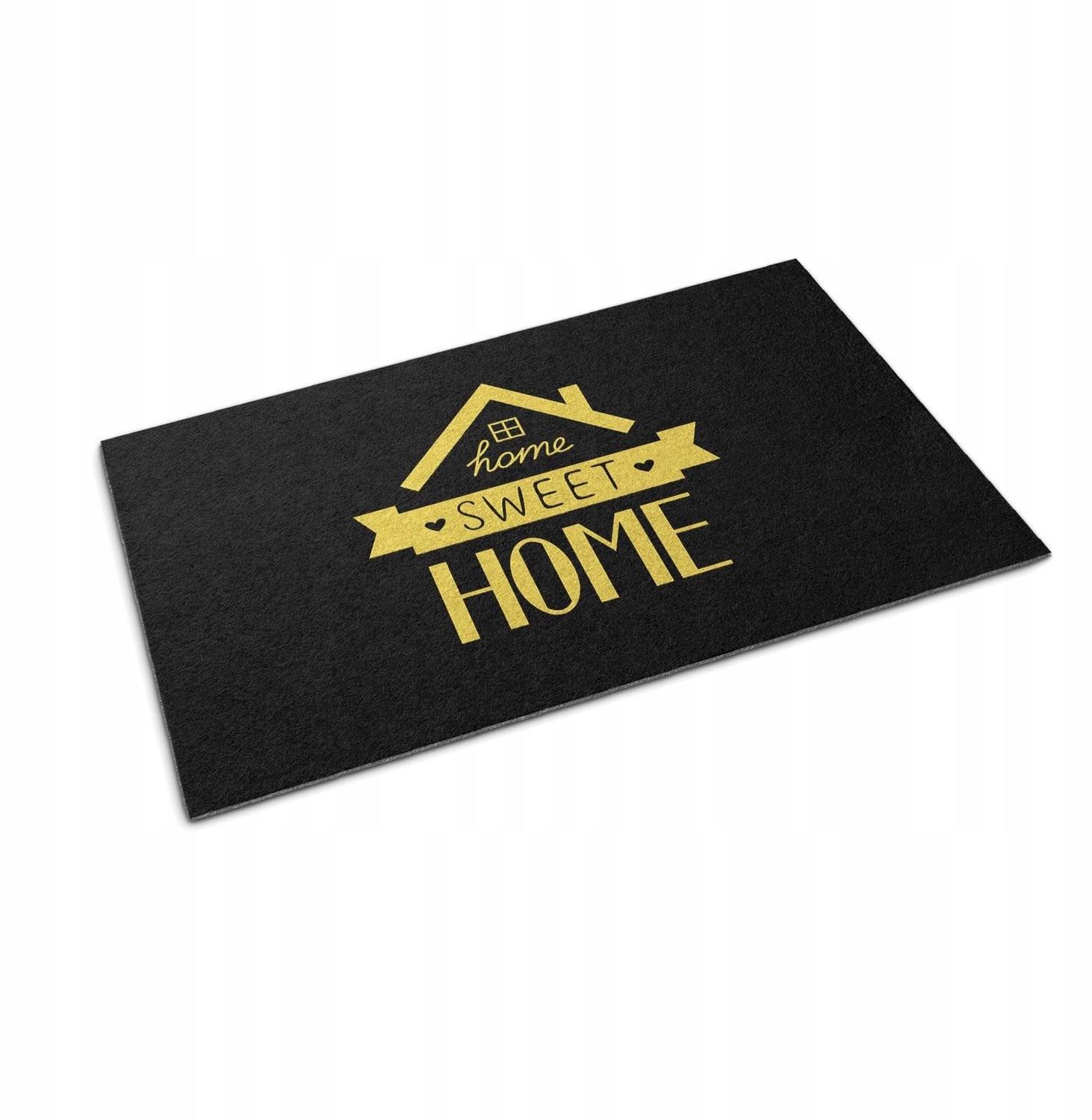 Decoratieve Deurmat Home Sweet Home - Zwart - 60 x 40 cm