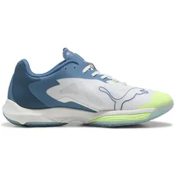 Puma, Unisex, Hallenschuhe, Vantage Nitro (45), Blau, Grün, Weiss