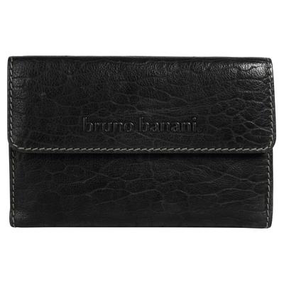 Geldbörse BRUNO BANANI "BRUNO BANANI Damen echt Leder", Damen, schwarz, Leder, Kleinlederwaren, echt Leder