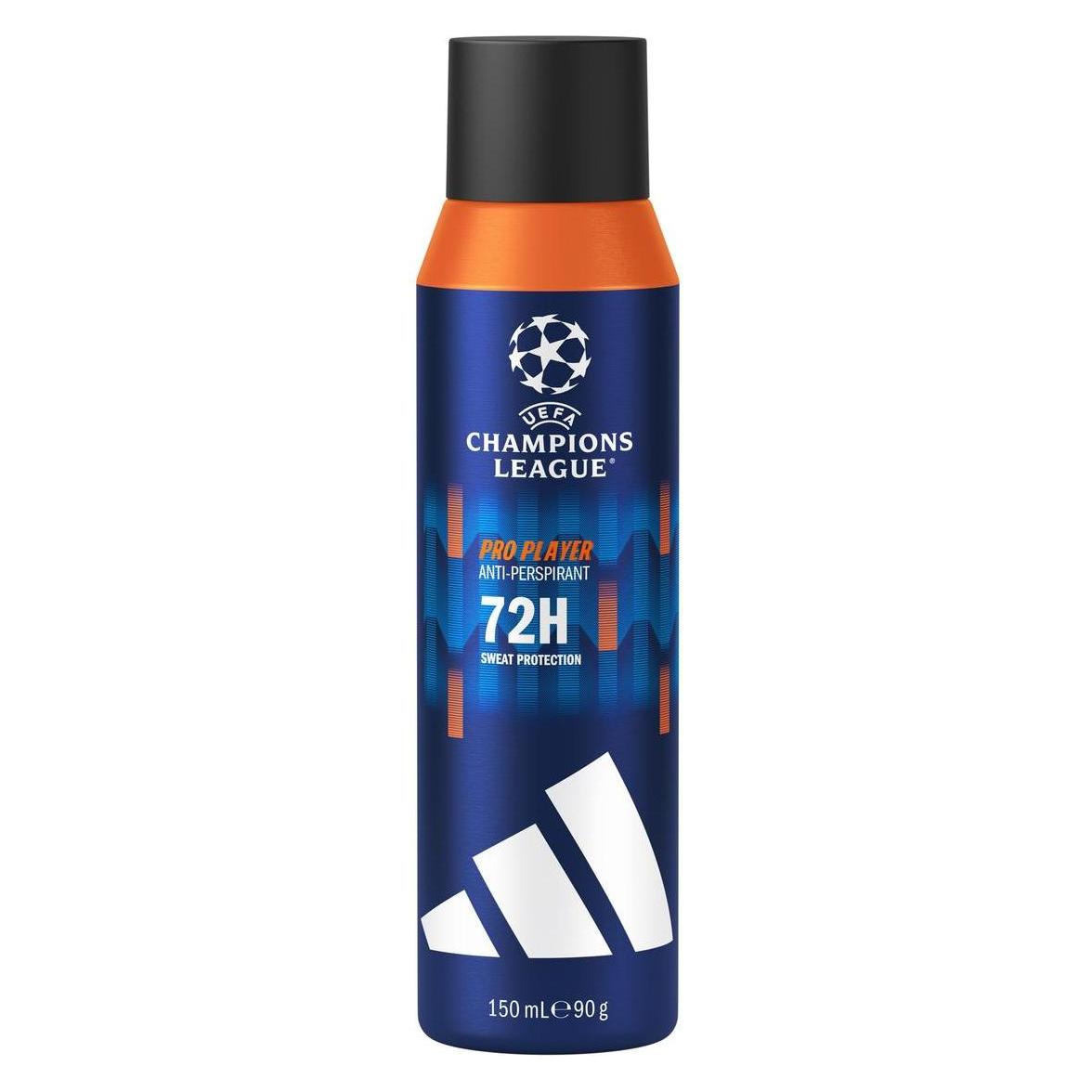 Adidas - UEFA Champions League Pro Player Anti-Perspirant 72H Dry Protection - 150 ml (Spray, 150 ml) (69595)