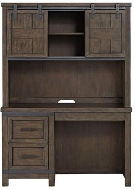 Liberty Furniture Thornwood Hills Rock Beaten Grey Desk for Youth Student