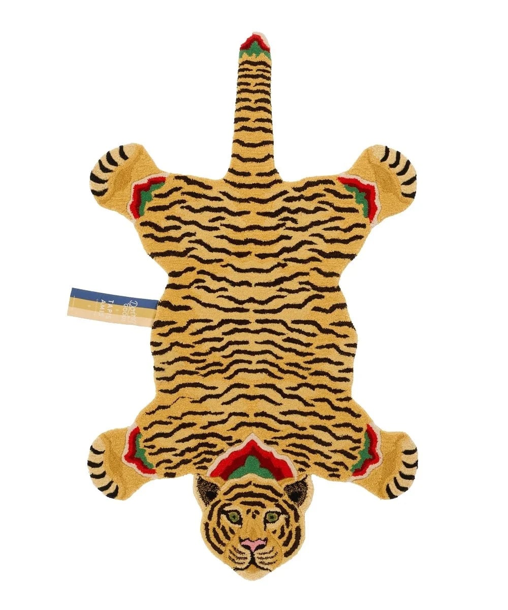 Doing Goods Babul Bombay tiger vloerkleed - Wol en katoen - L