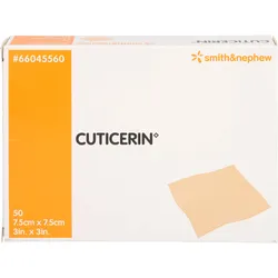 Cuticerin 7.5x7.5cm Gaze M.salbenbeschichtung 50 ST
