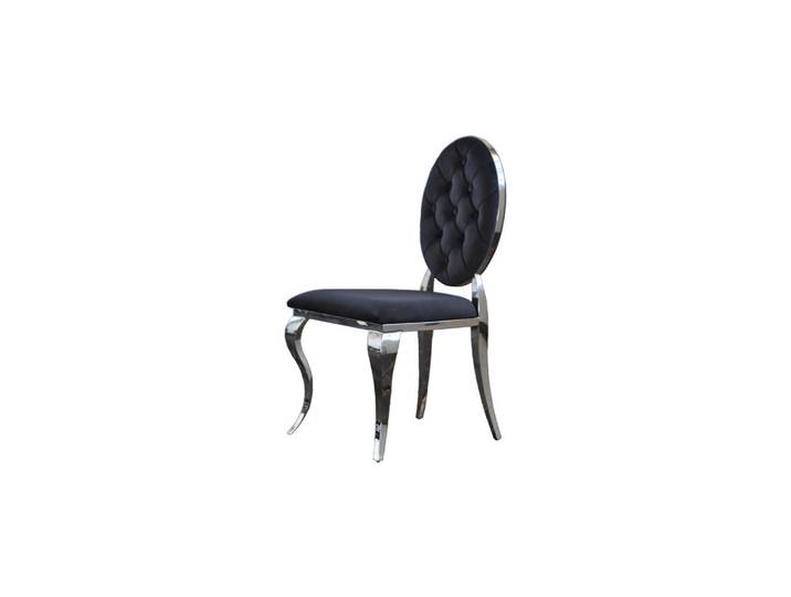 Kawola Esszimmerstuhl Linda Schwarz Velvet, Textil, 50x92x56 cm, Esszimmer, Stuhl