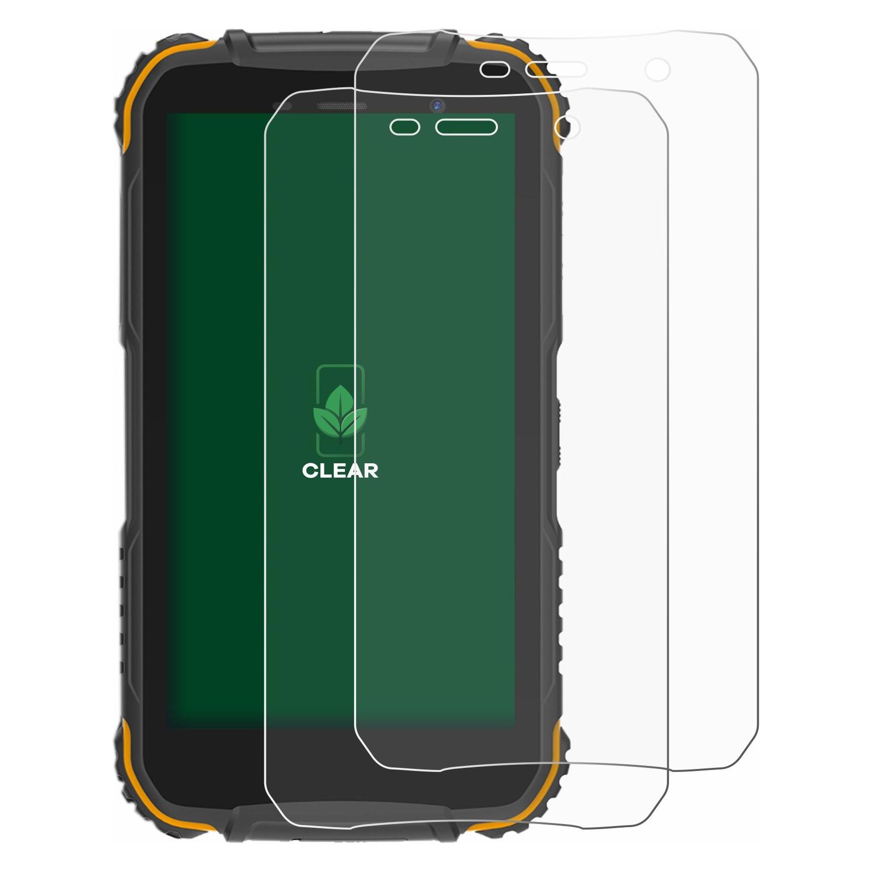 ScreenLeaf Schutzfolie für Doogee S35 Displayschutz Display Schutz Folie Klar Transparent (Doogee S35) (6142403)