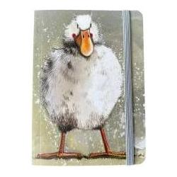 Alex Clark Art A6 SCN36 Notizbuch mit Enten- und Federmotiv und Gummiband (A6) (69880580)