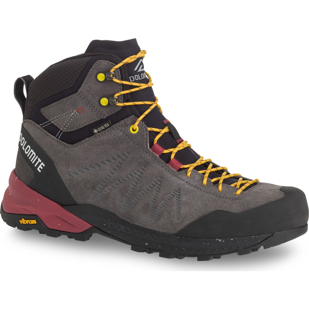 Dolomite Shoe M's Crodarossa Leather High GTX iron grey/black (1607) 8 4211201607014