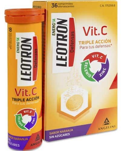 LEOTRON Vitamina C 36comp efervescentes