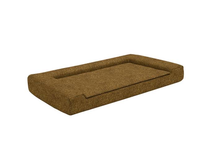 Sedda Hundebett, Senfgelb, Textil, Füllung: Schaumstoff, rechteckig, 120x15x70 cm, pflegeleicht, Bezug abnehmbar und waschbar, kratzfest, besonders weich, Freizeit & Co, Tierbedarf, Hundebetten