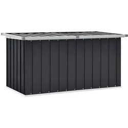 vidaXL Gartenbox Anthrazit 129x67x65 cm