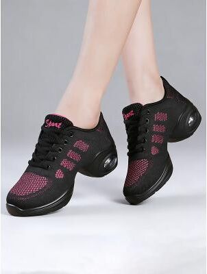 LightInthebox Women's White Jazz Dance Sneakers - Lightweight Kids Teens Practice Shoes for Hip-Hop, Jazz Street Dance