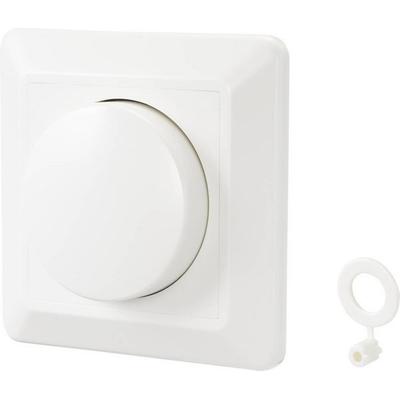 Sygonix SY-4697882 Drehdimmer Geeignet für Leuchtmittel: Halogenlampe, LED-Lampe, Glühlampe