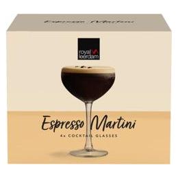 Royal Leerdam Espresso Martini Glas Set 4 (2.40 dl, 4x, Martini Gläser) (36046622)