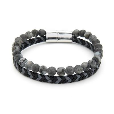 Edelsteinarmband Doppio Labradorit