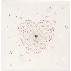 Goldbuch Golden Heart      30x31 60 weiße Seiten Hochzeit   08062