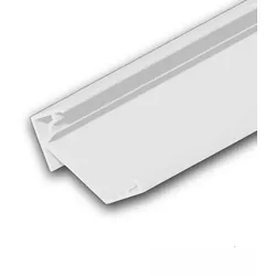 ISOLED LED Eckprofil CORNER18, für LED Strips bis 1.8cm Breite, Neigung 60° / 30°, Aluminium, 200cm, weiß RAL 9003 ISO-115827
