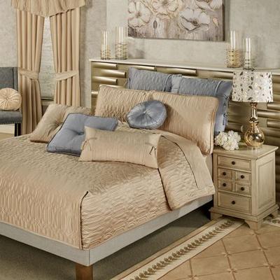 Touch of Class Oxford Classics Mini Coverlet Set Wheat, Queen, Wheat