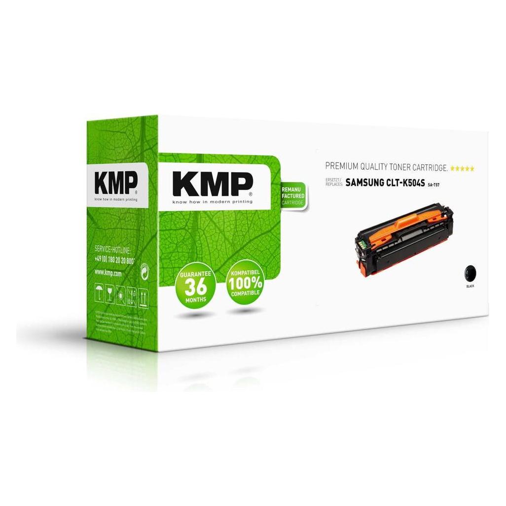 KMP SA-T57 Toner kompatibel mit Samsung CLT-K504S (BK) (3511,0000)
