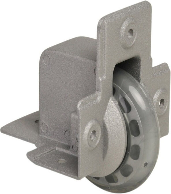 Adam Hall Hardware 37551 S Kanteneinbaurolle Mit Weichem Rad 75 Mm