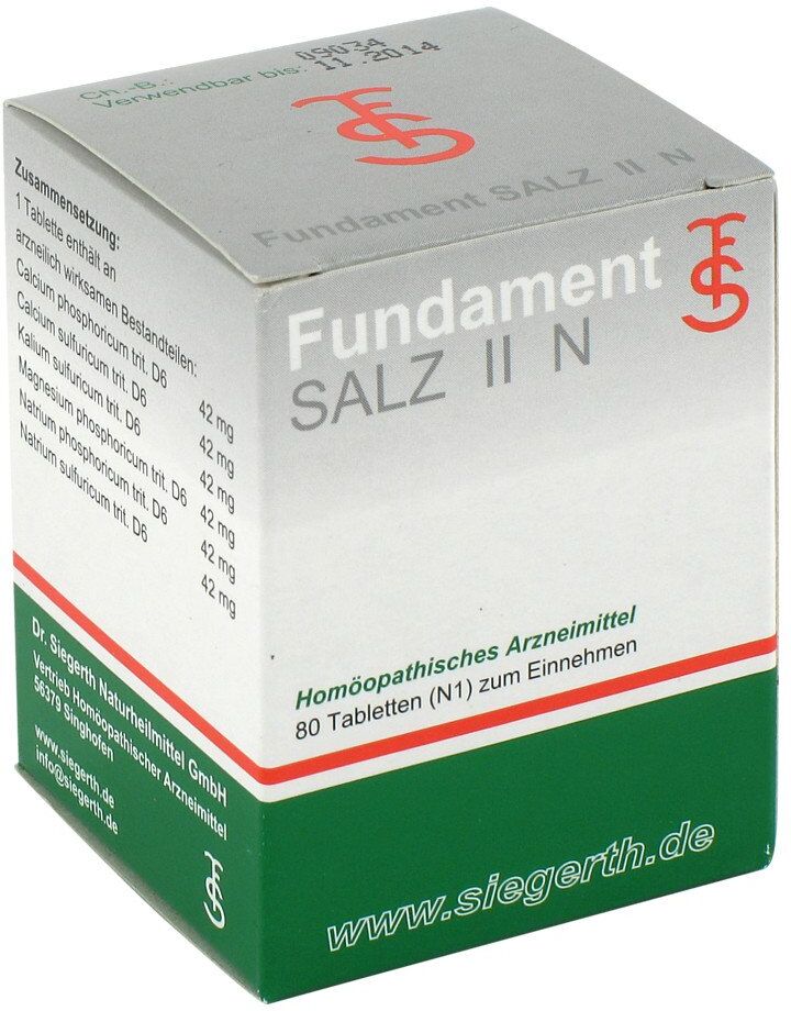 Fundament-salz Ii N Tabletten