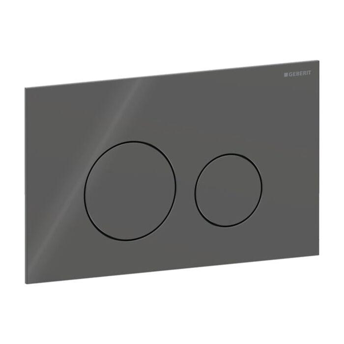 Geberit Sigma40 Betätigungsplatte 115628JK1 Round, lava, für 2-Mengen-Spülung