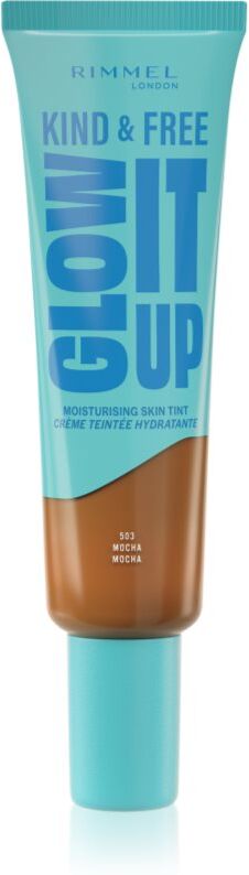 Rimmel Kind & Free Glow It Up lightweight tinted moisturiser shade 503 Mocha 30 ml
