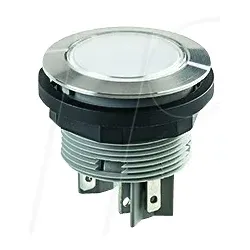 SVATLO1 - Drucktaster - 1 S, 1 Ö, LED weiß, Edelstahl