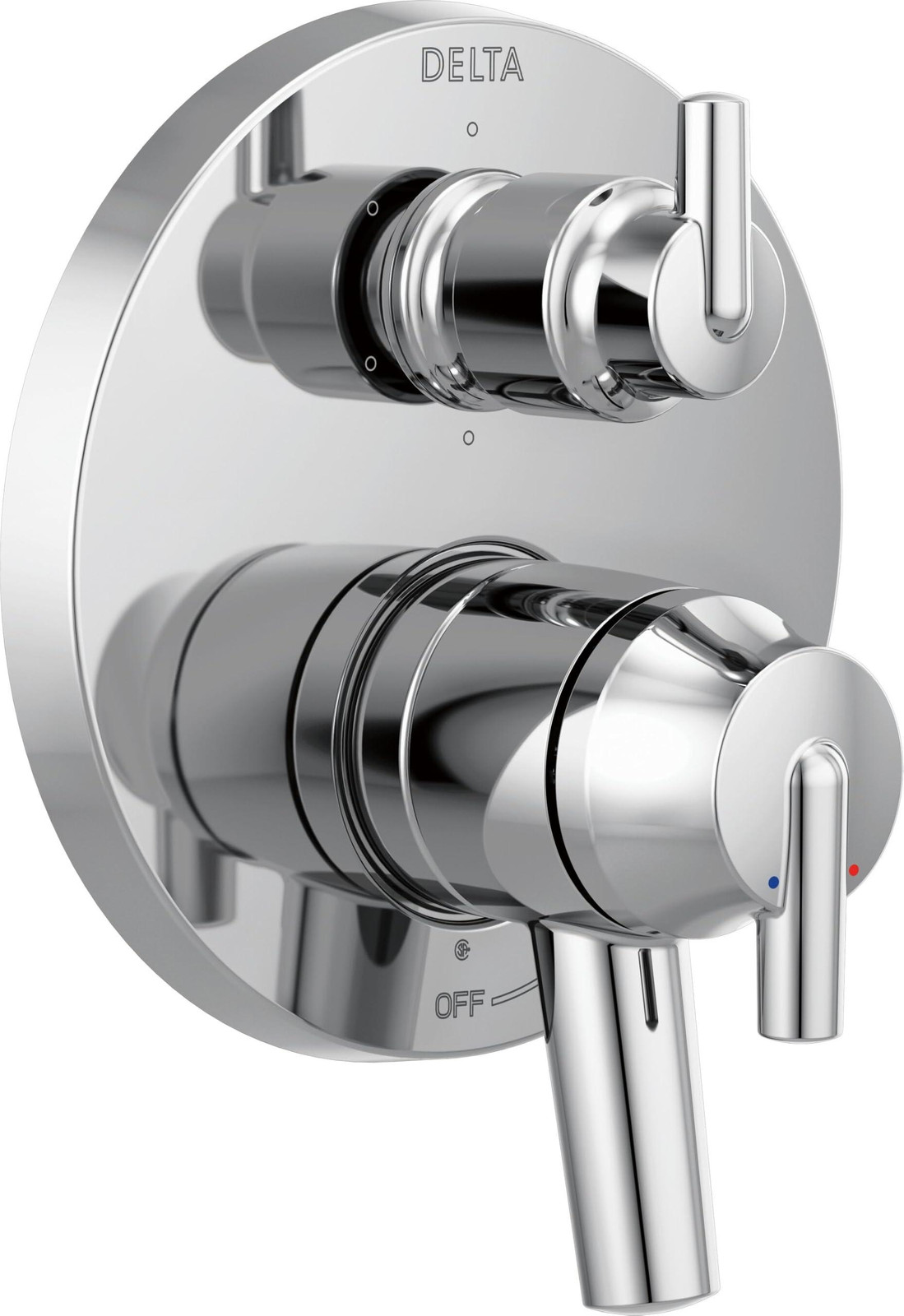Dripio Ventilatieplaat Trinsic 17 serie met 6-standenregeling, chroom
