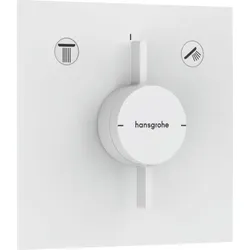 Hansgrohe DuoTurn E Dusch- und Badewannenarmatur Matt Weiß 75417700