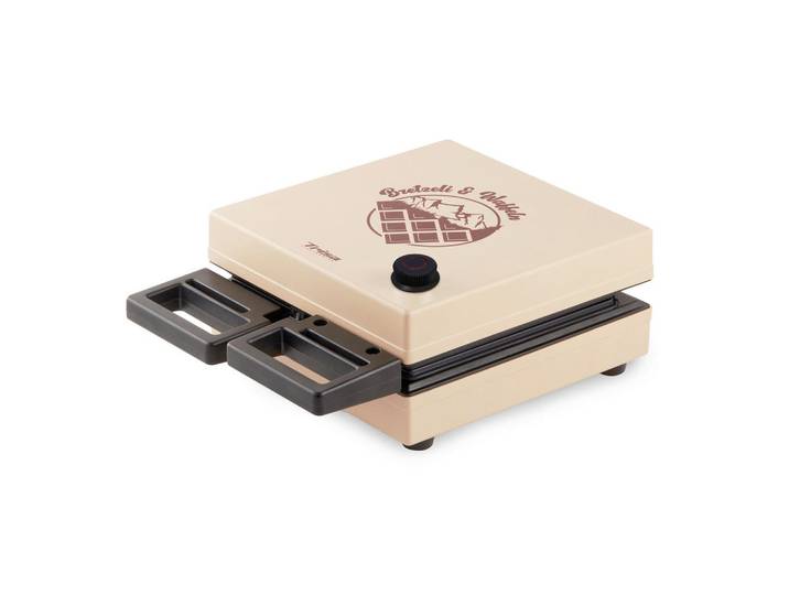 Trisa Electronics Waffeleisen, Schwarz, Beige, Kunststoff, 24x14x319 cm, Elektrogeräte