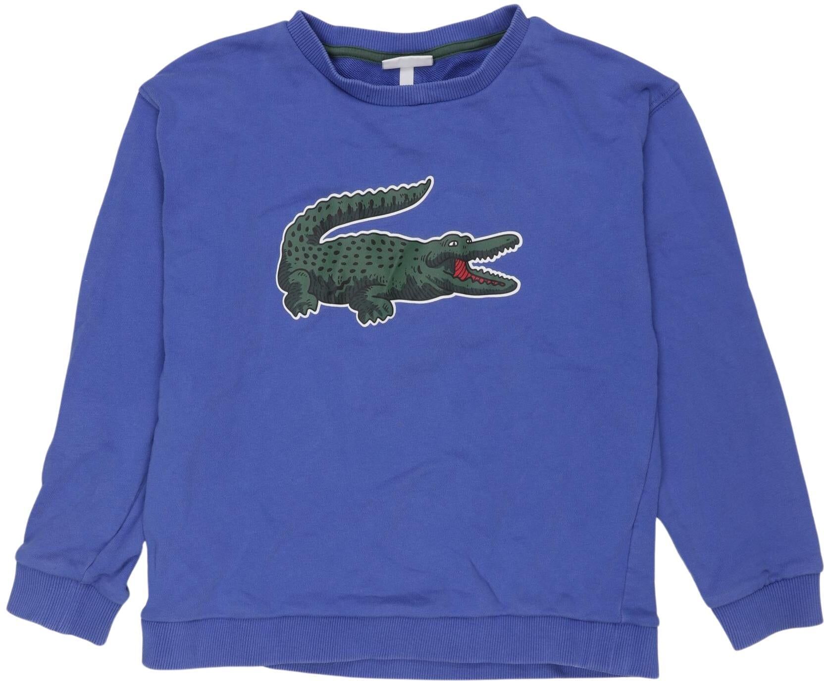 Lacoste Jungen Kapuzenpullover oder Sweater, Blau, Gr. EU 152 (Lacoste Kids 12A), Elasthan / Baumwolle - Second Hand