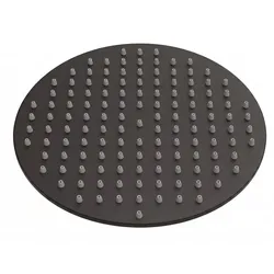 DUSCHKOPF Rund 20 x 20 cm – Matt Schwarz