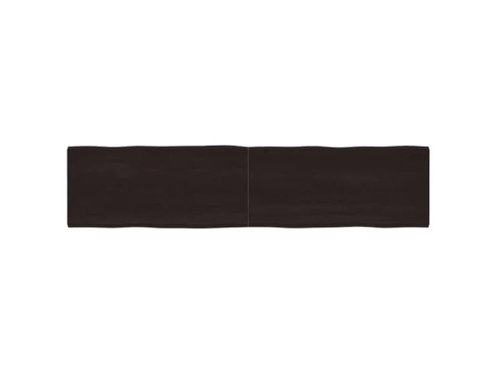vidaXL Tischplatte 220x50x(2-6) cm Massivholz Behandelt Baumkante