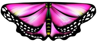 Uplift Treasures Kids Butterfly Wings Fairy Cape Costume 3
