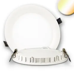 ISOLED LED Downlight ultraflach, weißdynamisch, IP42, Ø 21cm, 24W ColorSwitch 2600|3100|4000K 1950lm 110°, CRI >90, dimmbar ISO-112943