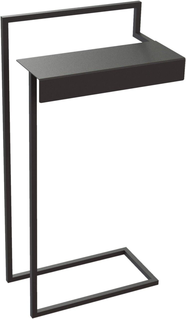 Neuesbad Haken mit Regal zur Standmontage/Handtuch Gestell, Schwarz NB1DEADMN6321