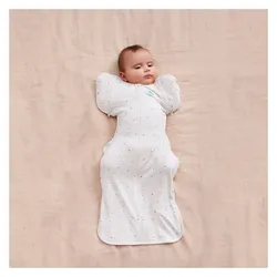 Love to Dream, Babyschlafsack, Swaddle UP Übergangspucksack 0.2T (0.2 TOG, Sommer, 72 x 36.50 cm)