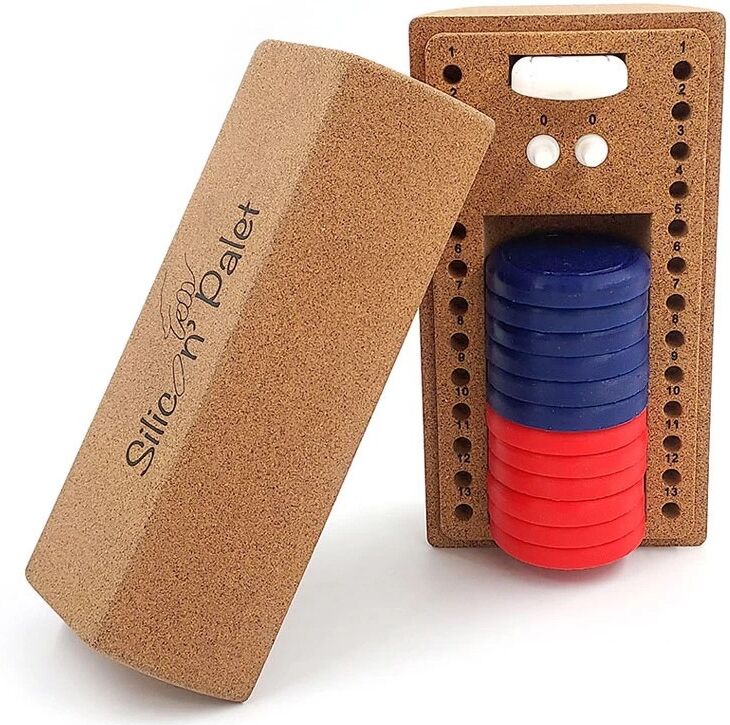 Cadetel Silicon'Palet, Le jeu de palets en silicone (Bleu et Rouge)