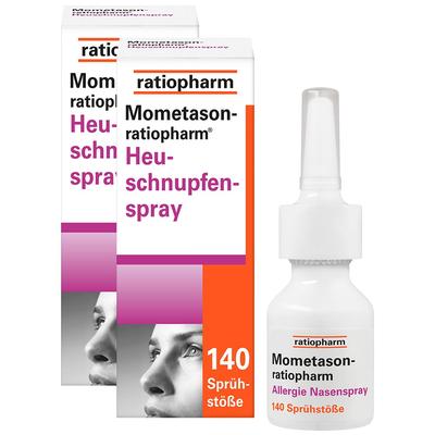 MOMETASON-ratiopharm Heuschnupfenspray Doppelpack 2x18 g Nasenspray