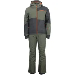 Peak mountain, Herren, Skijacke, Cardio (L), Grün, Schwarz