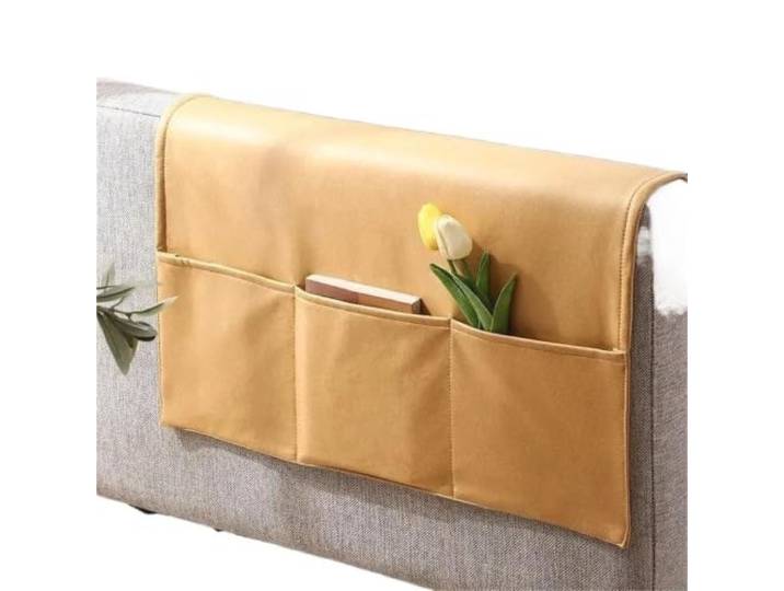 KJBDQQH Sofa Organizer Armlehne Aufbewahrungs-Organizer for Aufhängen, rutschfest(Yellow)