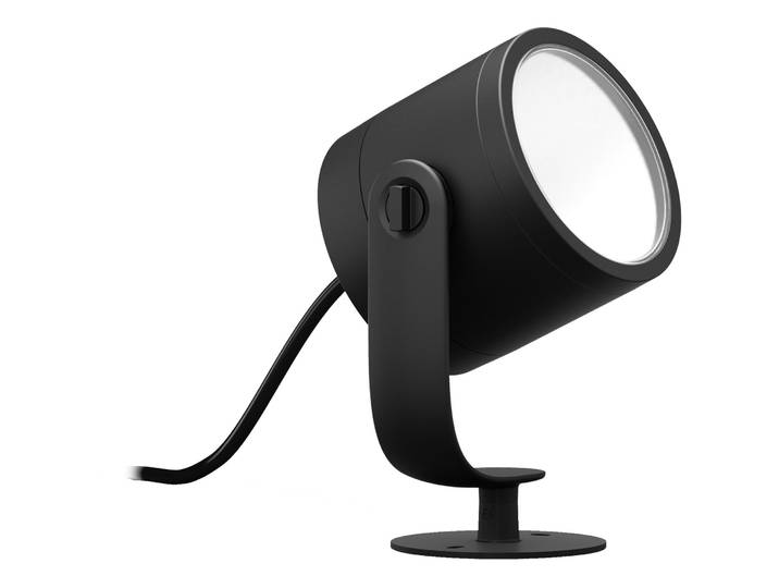 Philips Hue Lily XL Outdoor Spot Erweiterung Metall schwarz - LED - Lichtfarbe: Warmweiss - Material: Aluminium - Spot- LED Energiesparlampe