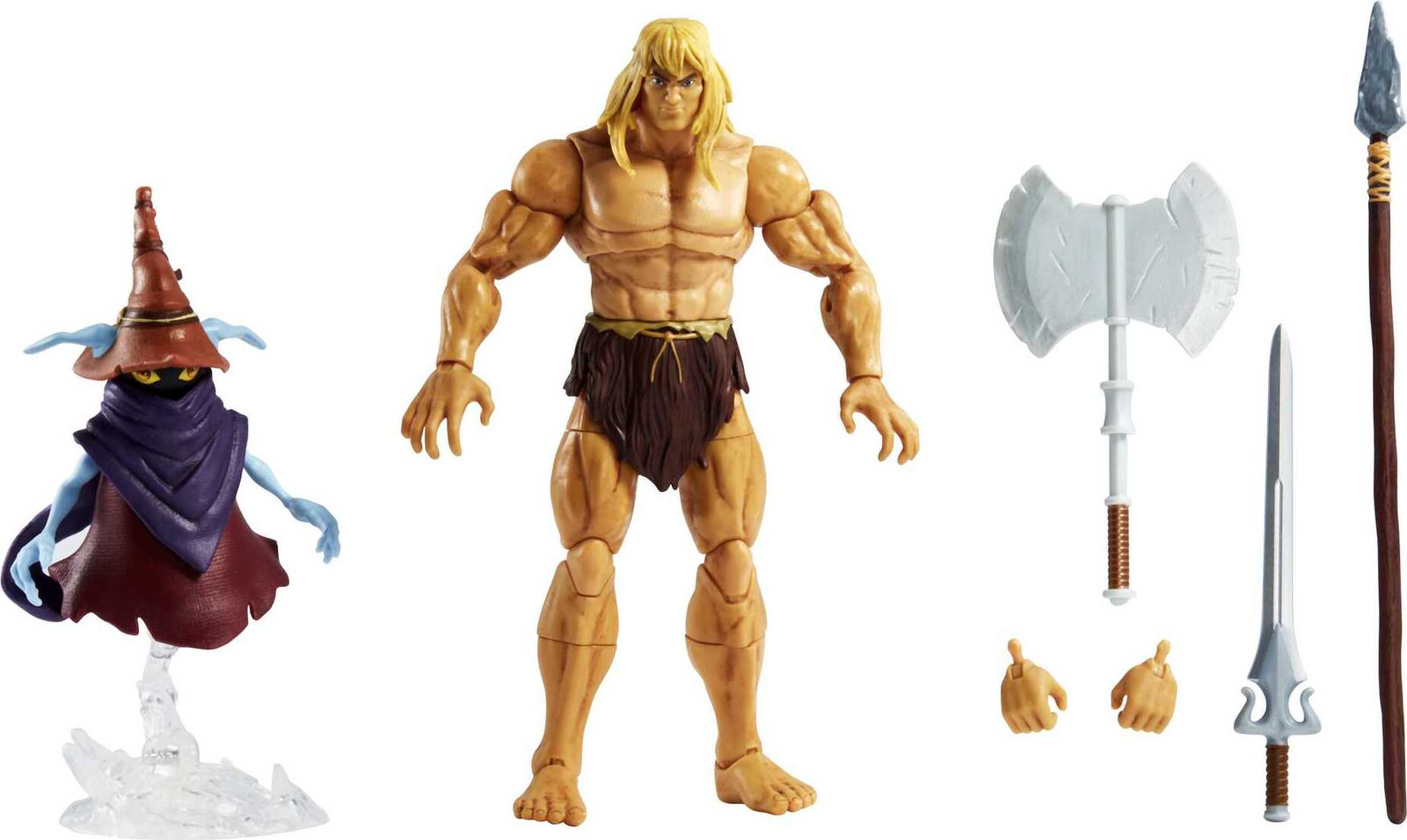 Mattel Masters of the Universe Masterverse Revelation Savage He-Man actiefiguur, 18 cm