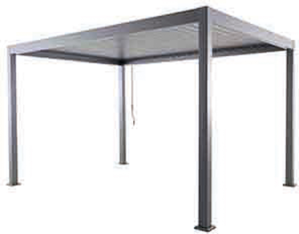 MWH Lino Aluminium Gartenpavillon, wetterbeständig, rostfrei und leicht aufzubauen
